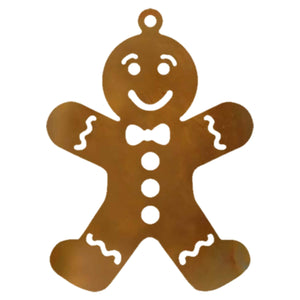 Prairie Dance Proudly Handmade in South Dakota, USA Gingerbread Man Ornament