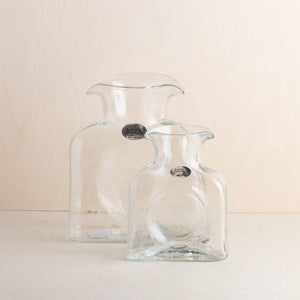 Blenko Proudly Handmade in West Virginia, USA Glass Pitcher - Crystal