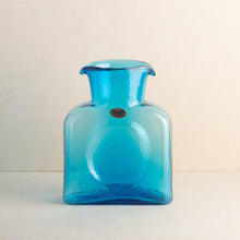 Load image into Gallery viewer, Blenko Proudly Handmade in West Virginia, USA Large Glass Pitcher - Turquoise
