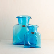 Load image into Gallery viewer, Blenko Proudly Handmade in West Virginia, USA Glass Pitcher - Turquoise
