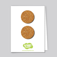 Load image into Gallery viewer, Spunky Fluff Proudly handmade in South Dakota, USA Copper Glitter Dot Magnet Set, Large
