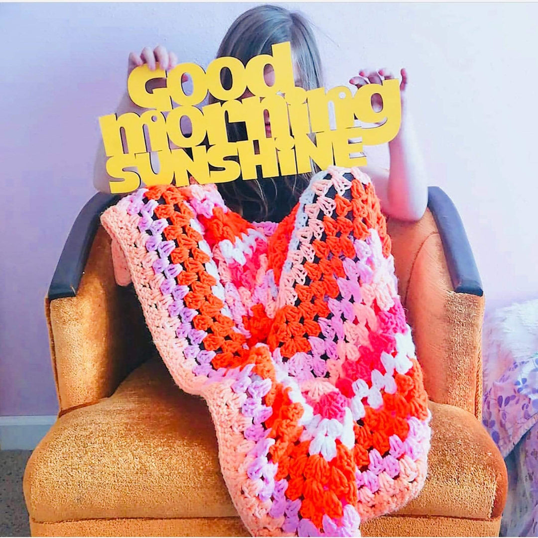 Spunky Fluff Proudly handmade in South Dakota, USA Good Morning Sunshine