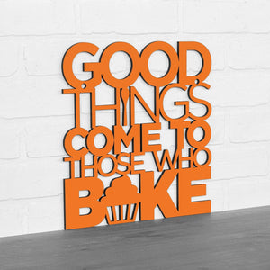 Spunky Fluff Proudly handmade in South Dakota, USA "Good Things Come to Those Who Bake" Wall Décor