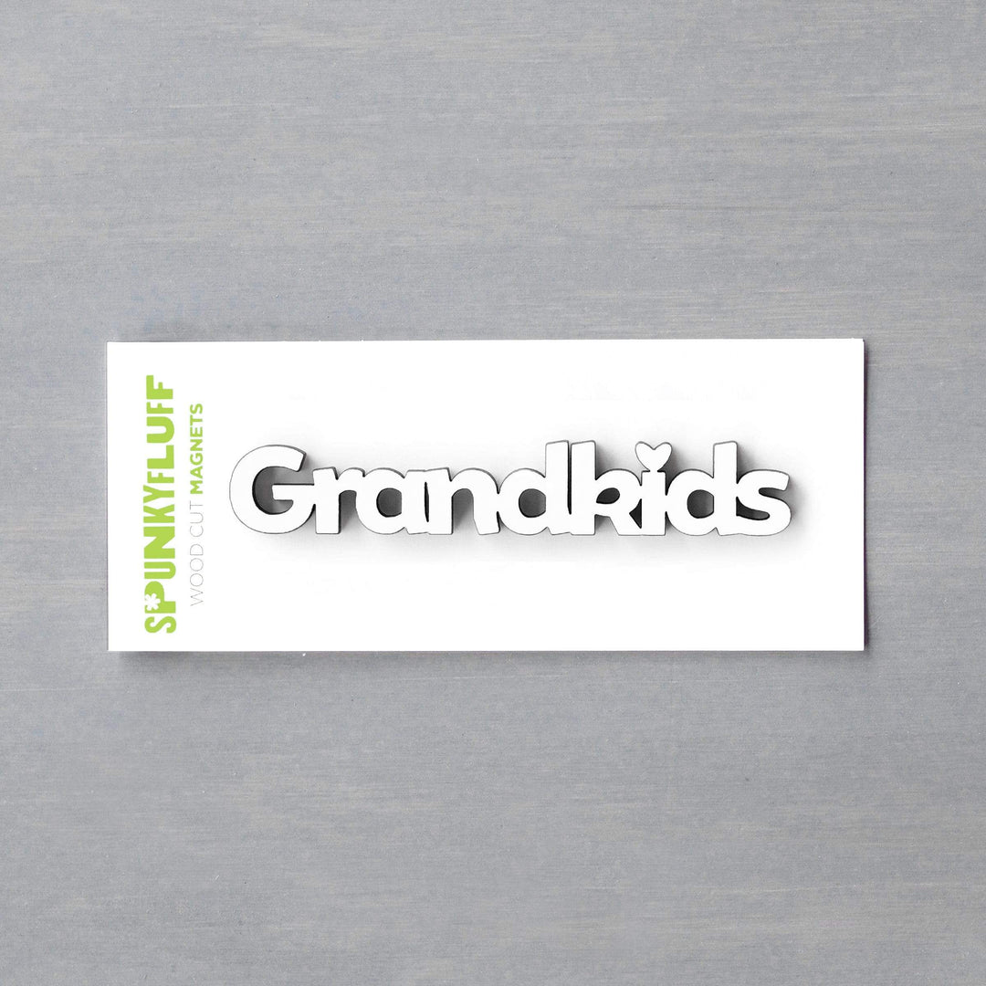 Spunky Fluff Proudly handmade in South Dakota, USA Grandkids-Tiny Word Magnet