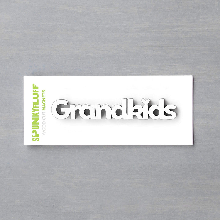 Spunky Fluff Proudly handmade in South Dakota, USA Grandkids-Tiny Word Magnet