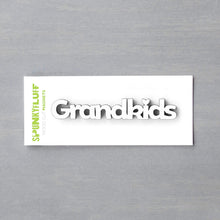 Load image into Gallery viewer, Spunky Fluff Proudly handmade in South Dakota, USA Grandkids-Tiny Word Magnet
