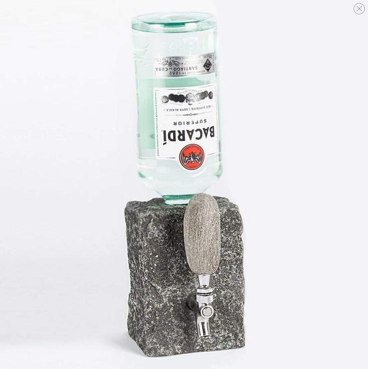 Funky Rock Proudly Handmade in Maine, USA Dispenser Black Granite Beverage Dispenser