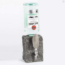 Load image into Gallery viewer, Funky Rock Proudly Handmade in Maine, USA Dispenser Black Granite Beverage Dispenser
