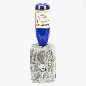 Funky Rock Proudly Handmade in Maine, USA Dispenser Light Grey Granite Beverage Dispenser