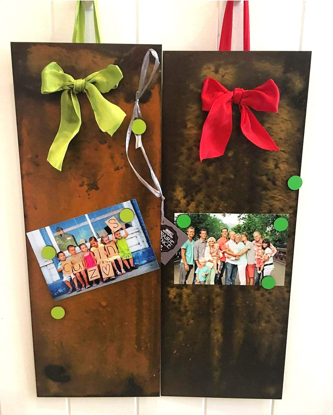 Prairie Dance Proudly Handmade in South Dakota, USA Hanging Magnetic Frame with Ribbon