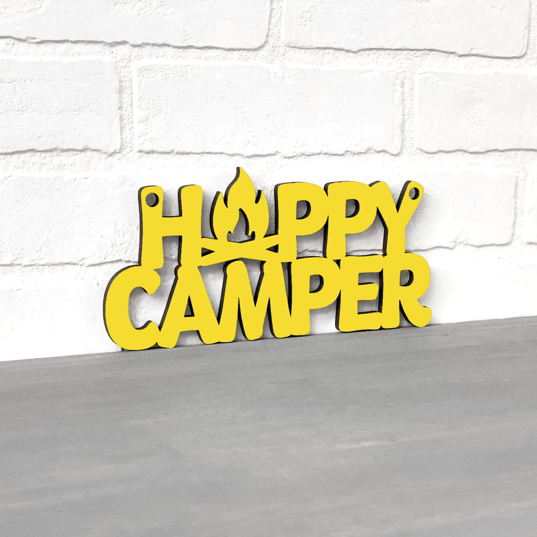 Spunky Fluff Proudly handmade in South Dakota, USA Happy Camper
