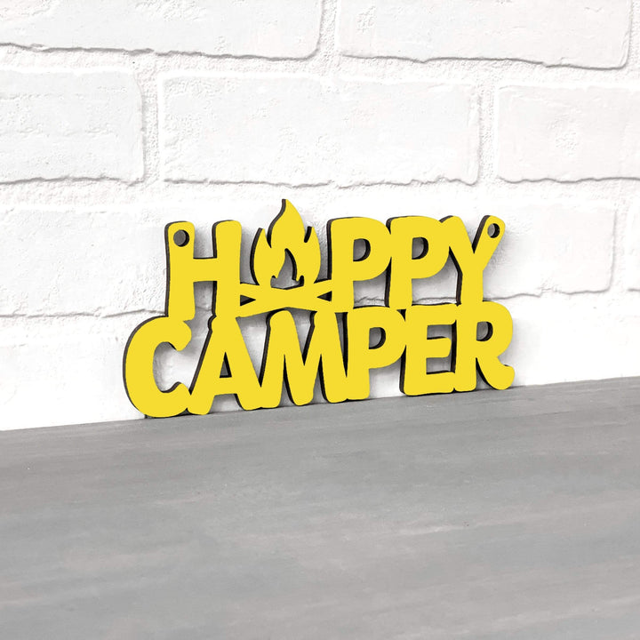 Spunky Fluff Proudly handmade in South Dakota, USA Happy Camper