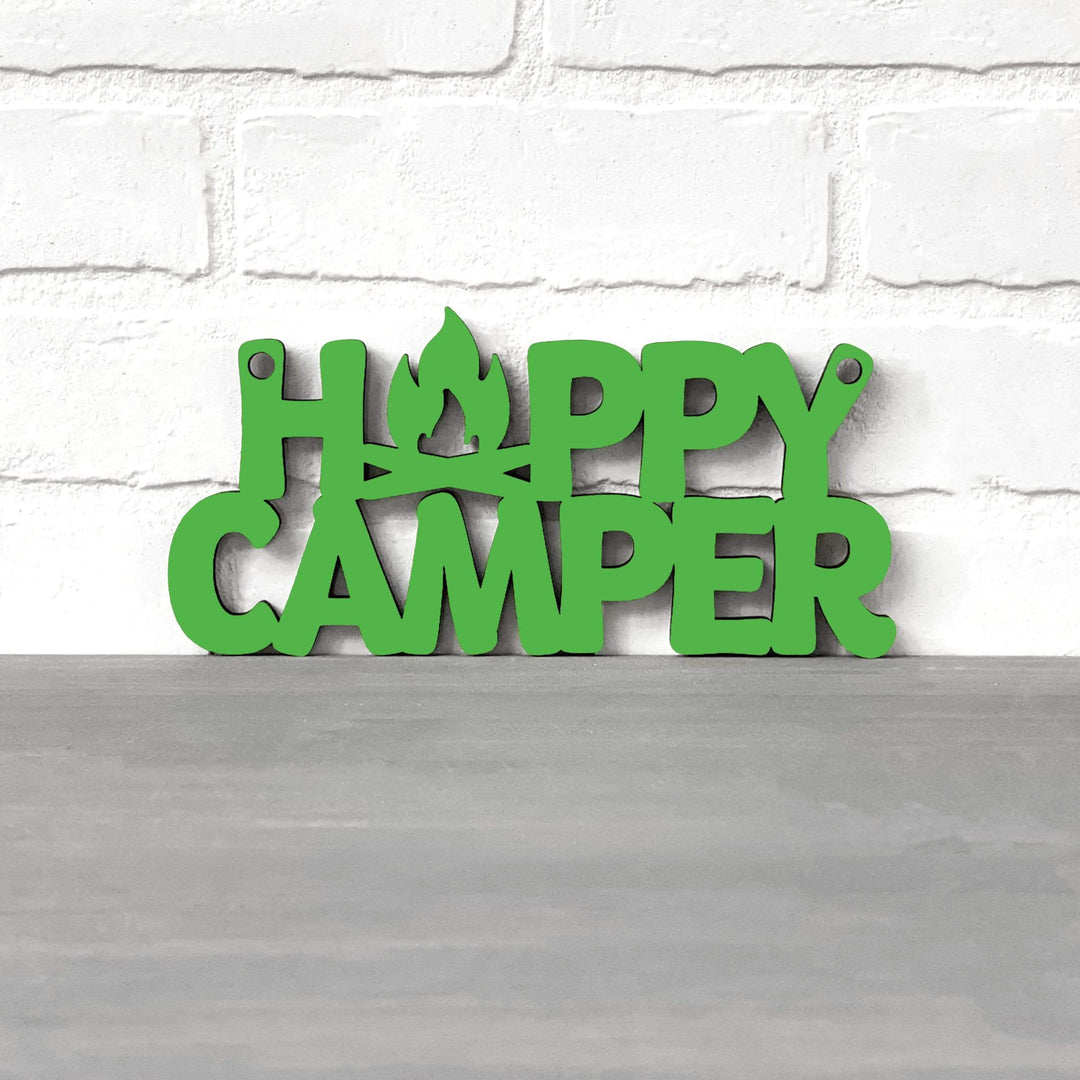 Spunky Fluff Proudly handmade in South Dakota, USA Happy Camper