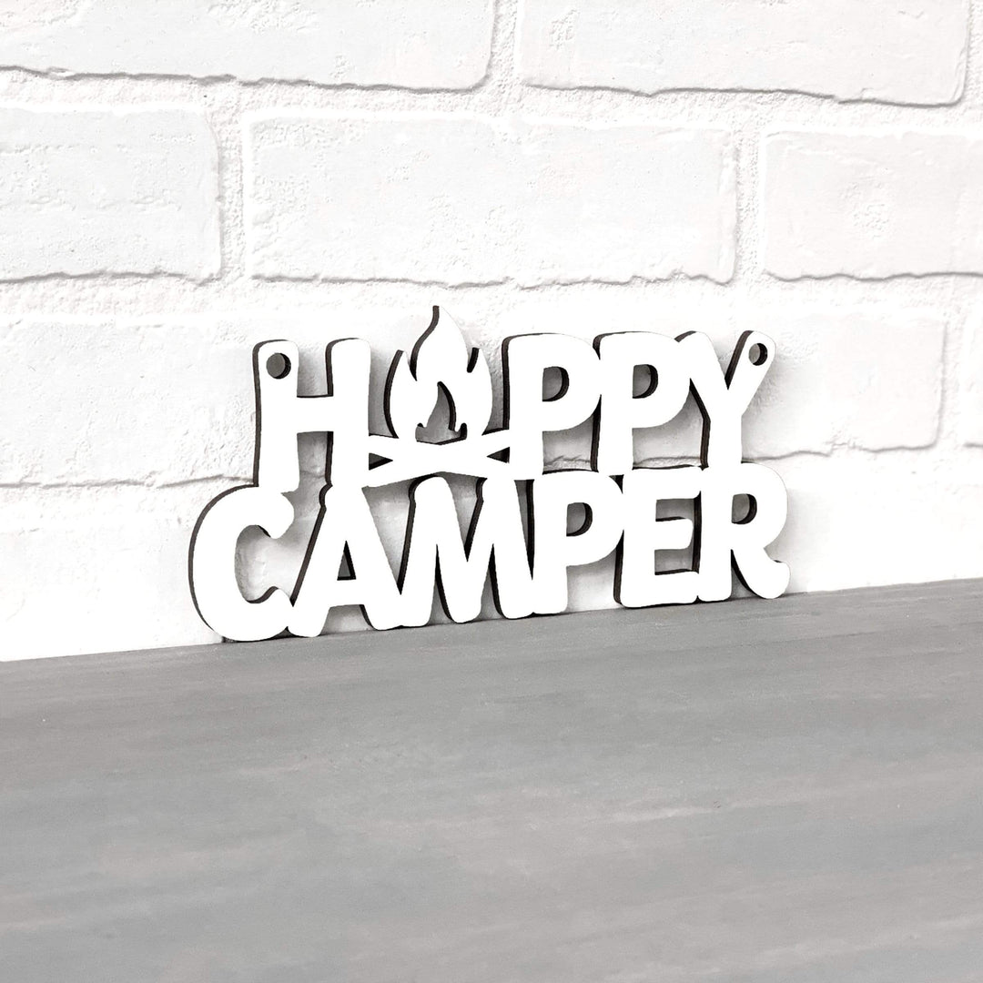 Spunky Fluff Proudly handmade in South Dakota, USA Happy Camper