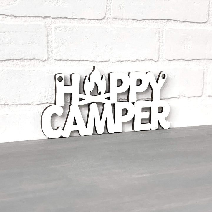 Spunky Fluff Proudly handmade in South Dakota, USA Happy Camper