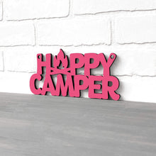 Load image into Gallery viewer, Spunky Fluff Proudly handmade in South Dakota, USA Small / Magenta Happy Camper
