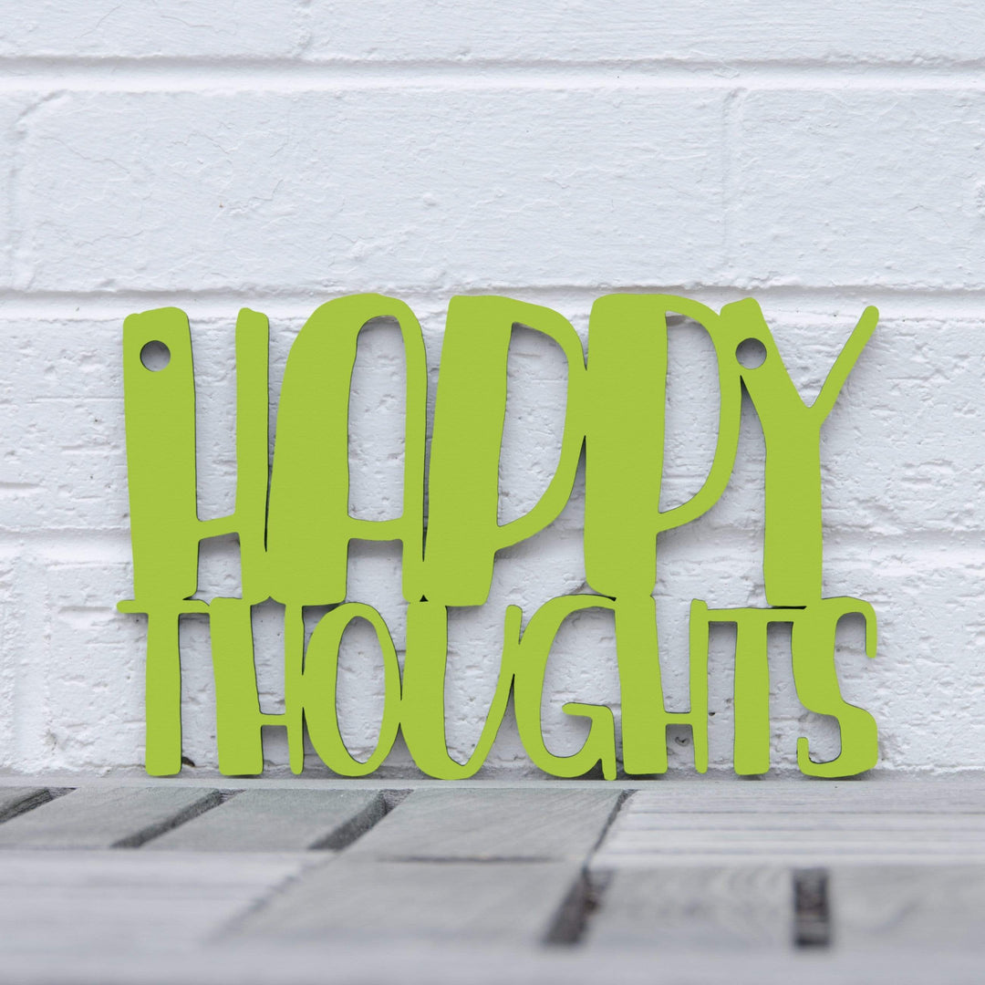 Spunky Fluff Proudly handmade in South Dakota, USA Small / Pear Green Happy Thoughts
