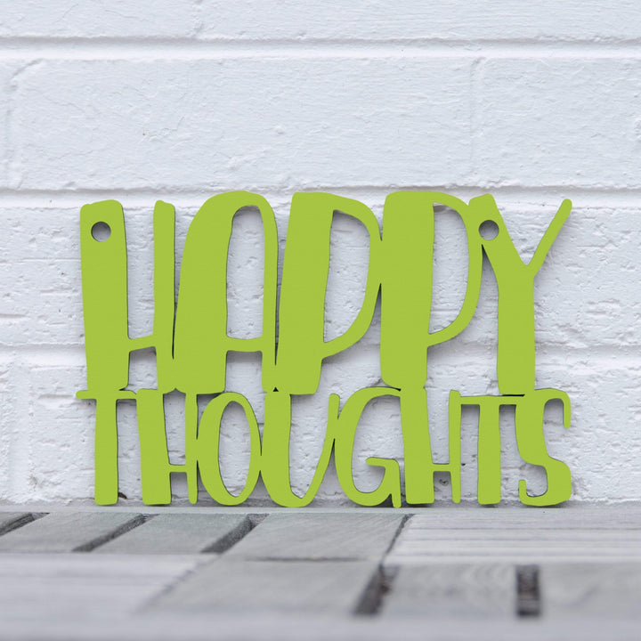 Spunky Fluff Proudly handmade in South Dakota, USA Small / Pear Green Happy Thoughts