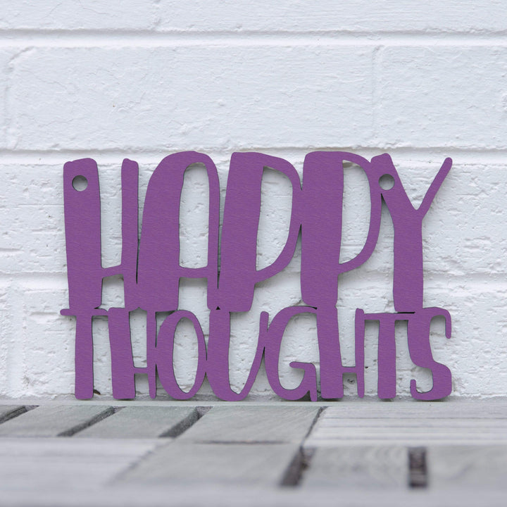 Spunky Fluff Proudly handmade in South Dakota, USA Small / Purple Happy Thoughts