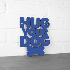 Spunky Fluff Proudly handmade in South Dakota, USA Small / Cobalt Blue Hug Your Dog