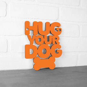 Spunky Fluff Proudly handmade in South Dakota, USA Small / Orange Hug Your Dog