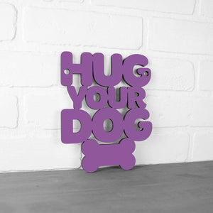 Spunky Fluff Proudly handmade in South Dakota, USA Small / Purple Hug Your Dog