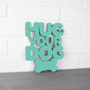 Spunky Fluff Proudly handmade in South Dakota, USA Small / Turquoise Hug Your Dog