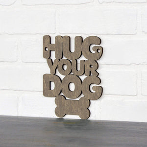 Spunky Fluff Proudly handmade in South Dakota, USA Small / Weathered Brown Hug Your Dog