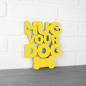 Spunky Fluff Proudly handmade in South Dakota, USA Small / Yellow Hug Your Dog