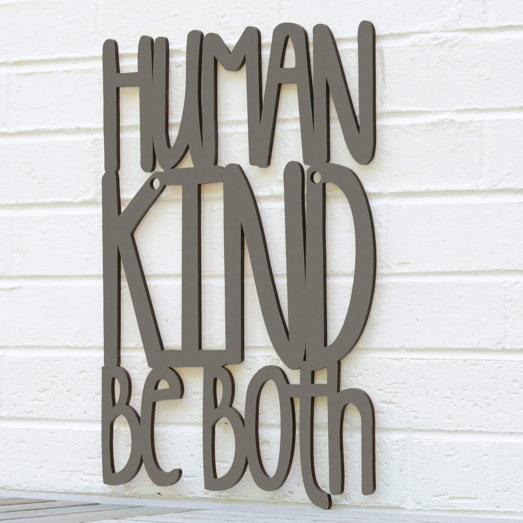 Spunky Fluff Proudly handmade in South Dakota, USA Medium / Charcoal Gray Humankind. Be Both.