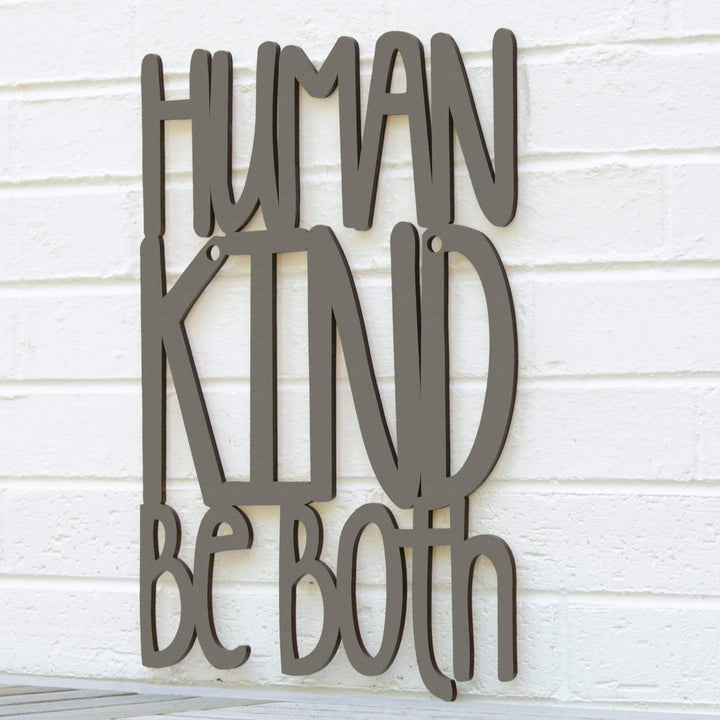 Spunky Fluff Proudly handmade in South Dakota, USA Medium / Charcoal Gray Humankind. Be Both.