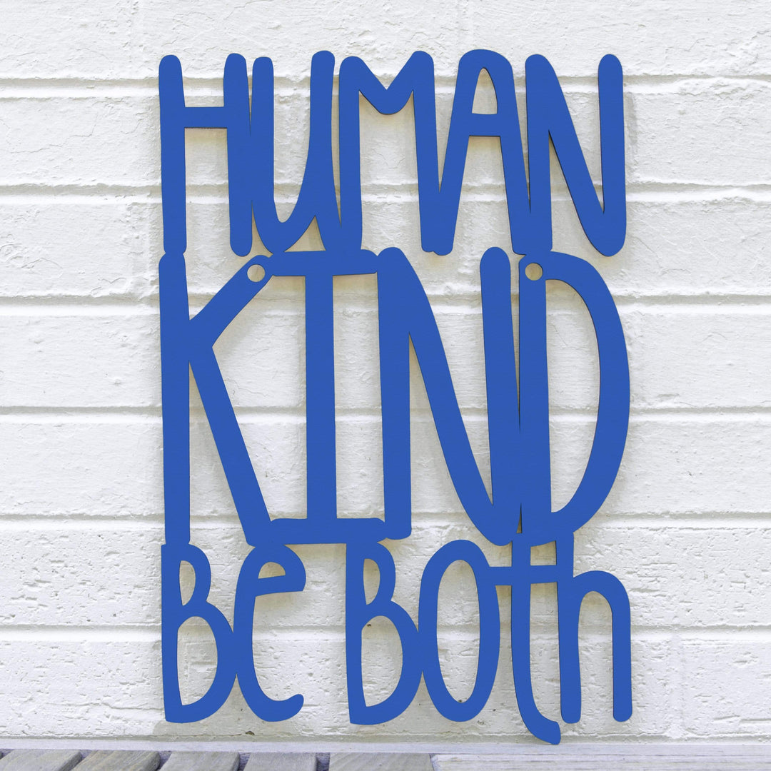 Spunky Fluff Proudly handmade in South Dakota, USA Medium / Cobalt Blue Humankind. Be Both.