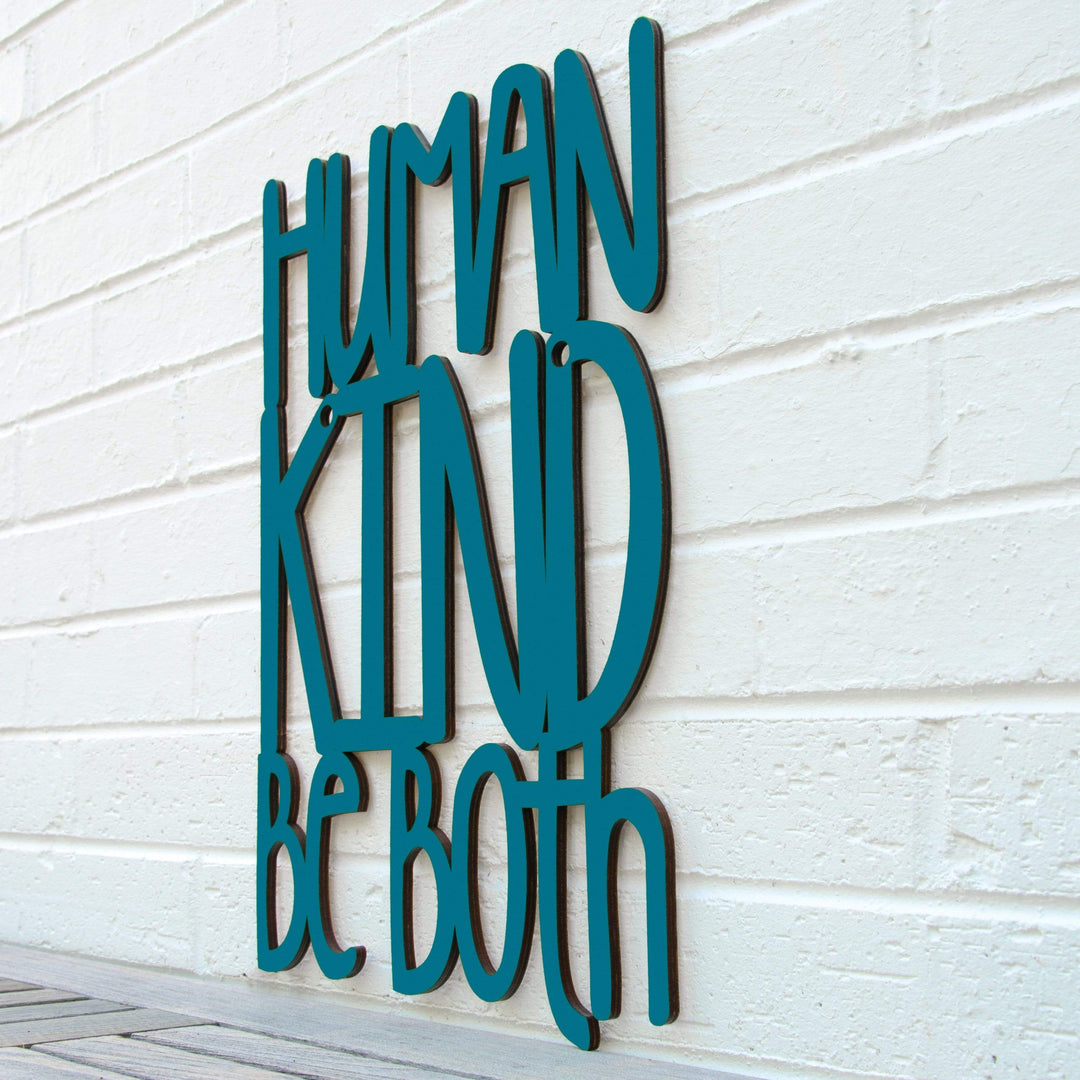 Spunky Fluff Proudly handmade in South Dakota, USA Medium / Teal Humankind. Be Both.