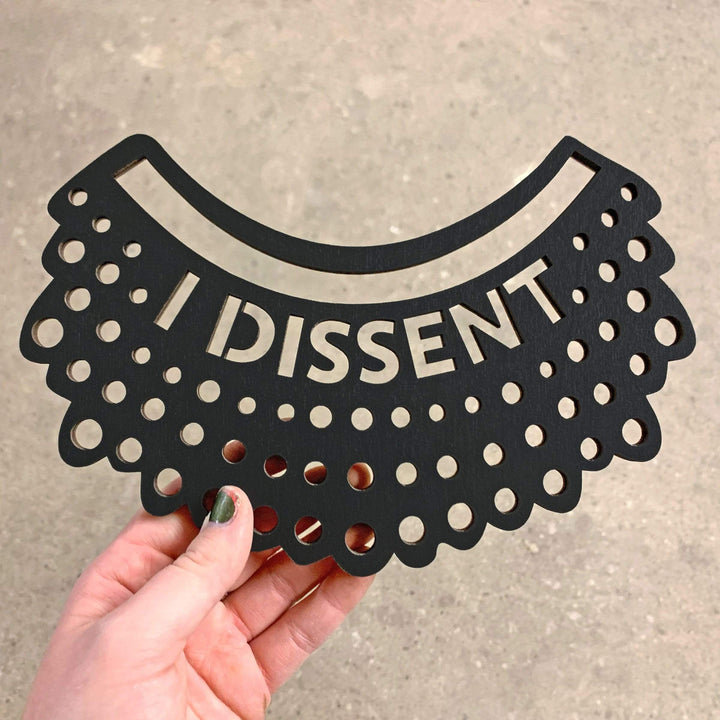 Spunky Fluff Proudly handmade in South Dakota, USA Small / Black I Dissent-RBG