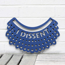 Load image into Gallery viewer, Spunky Fluff Proudly handmade in South Dakota, USA Small / Cobalt Blue I Dissent-RBG
