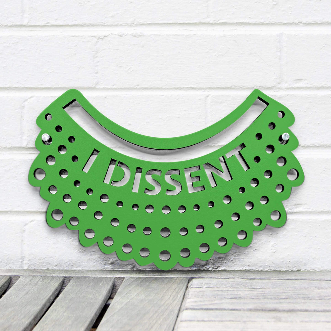Spunky Fluff Proudly handmade in South Dakota, USA Small / Grass Green I Dissent-RBG