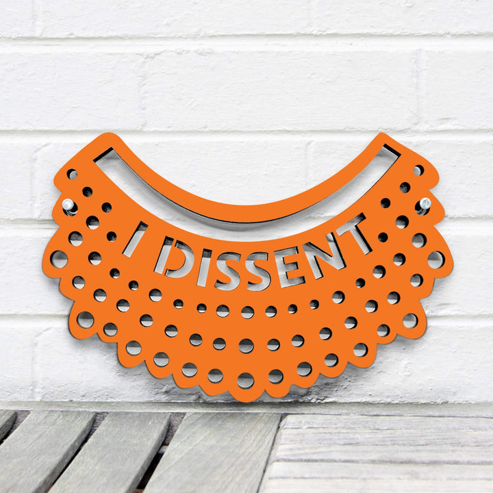 Spunky Fluff Proudly handmade in South Dakota, USA Small / Orange I Dissent-RBG
