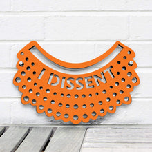 Load image into Gallery viewer, Spunky Fluff Proudly handmade in South Dakota, USA Small / Orange I Dissent-RBG

