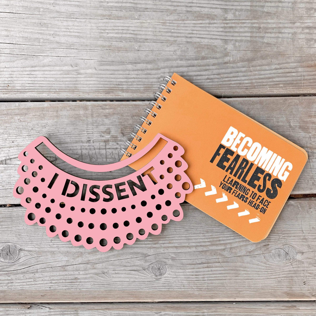 Spunky Fluff Proudly handmade in South Dakota, USA Small / Pink I Dissent-RBG
