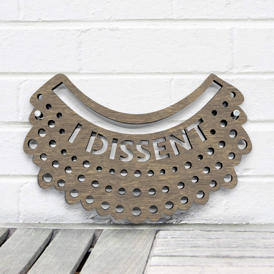 Spunky Fluff Proudly handmade in South Dakota, USA Small / Weathered Brown I Dissent-RBG