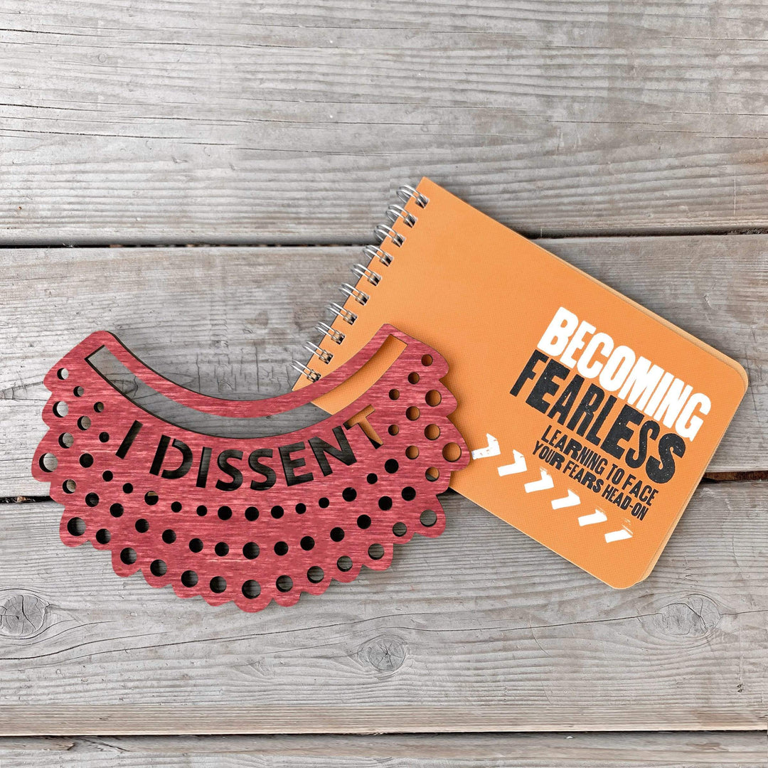 Spunky Fluff Proudly handmade in South Dakota, USA Small / Weathered Red I Dissent-RBG