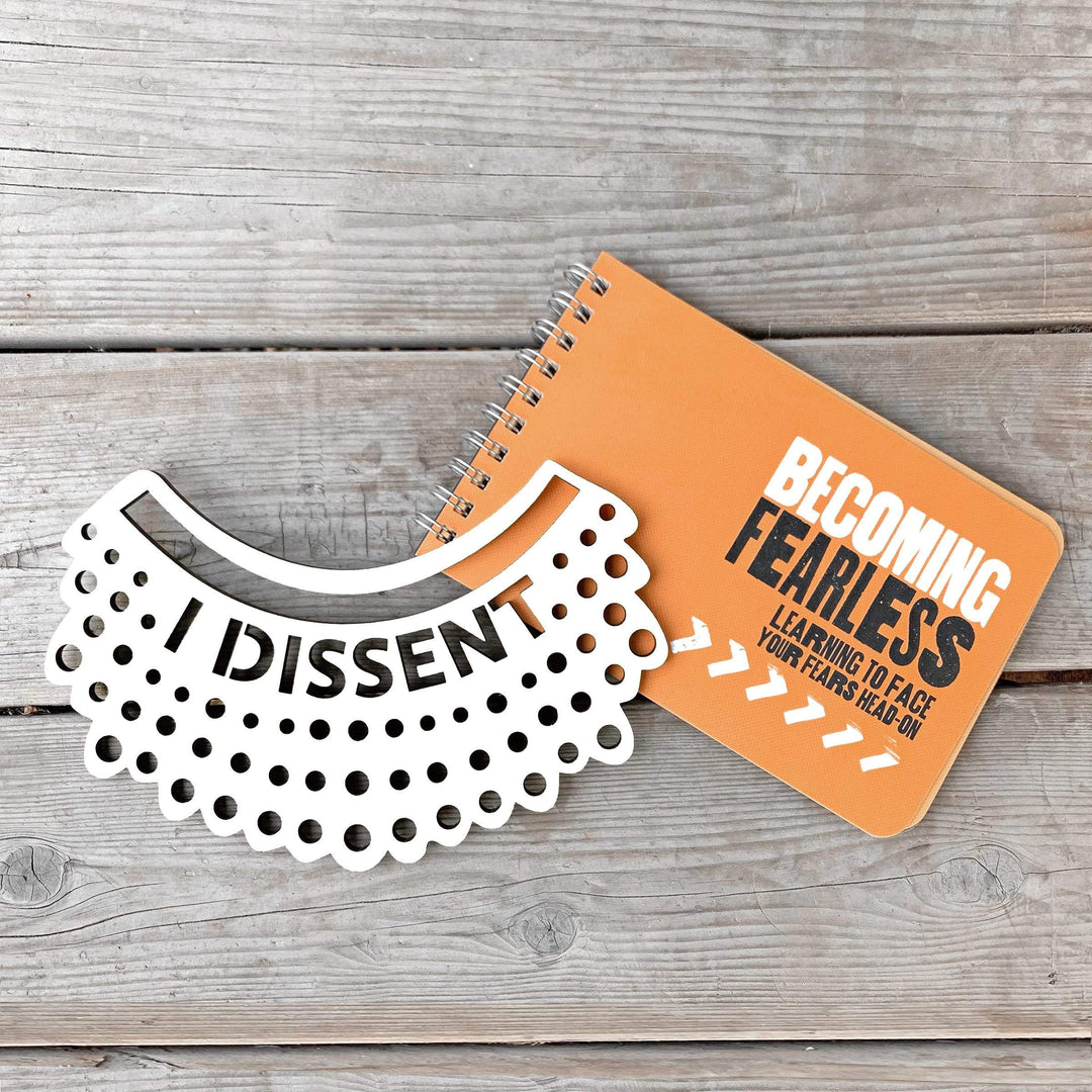 Spunky Fluff Proudly handmade in South Dakota, USA Small / White I Dissent-RBG