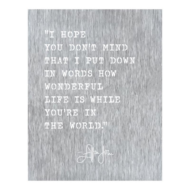 Prairie Dance Proudly Handmade in South Dakota, USA "I Hope You Don&