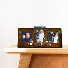 Load image into Gallery viewer, Prairie Dance Proudly Handmade in South Dakota, USA &quot;I love this family&quot;, Magnetic Frame
