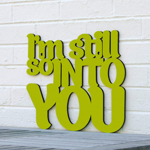 Spunky Fluff Proudly handmade in South Dakota, USA Small / Pear Green I'm Still So Into You