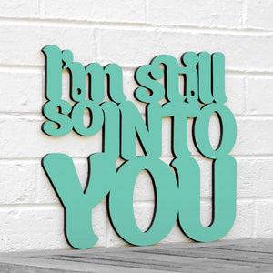 Spunky Fluff Proudly handmade in South Dakota, USA Small / Turquoise I'm Still So Into You