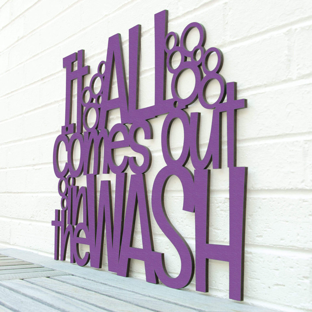 Spunky Fluff Proudly handmade in South Dakota, USA Medium / Purple It All Comes Out In The Wash