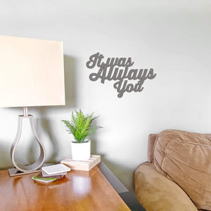 Spunky Fluff Proudly handmade in South Dakota, USA Small / Charcoal Gray It Was Always You