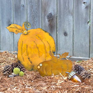 Prairie Dance Proudly Handmade in South Dakota, USA Jack Pumpkin – Tall – Decorative Fall Sculpture