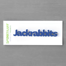 Load image into Gallery viewer, Spunky Fluff Proudly handmade in South Dakota, USA Jackrabbits-Tiny Word Magnet
